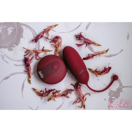 Lola Games Love Story Mata Hari wine red Remote control vibrating egg