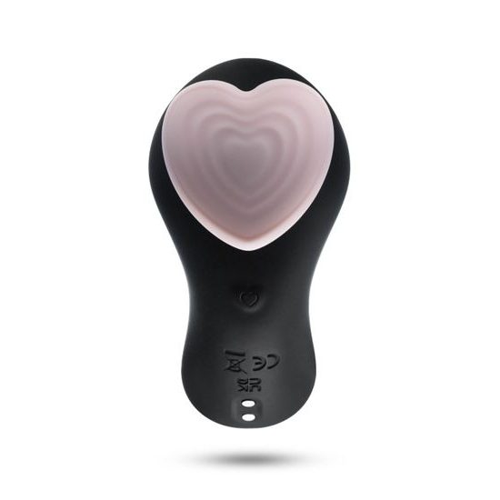 Blush Temptasia Heartbeat Panty Vibe with Remote Black-Pink