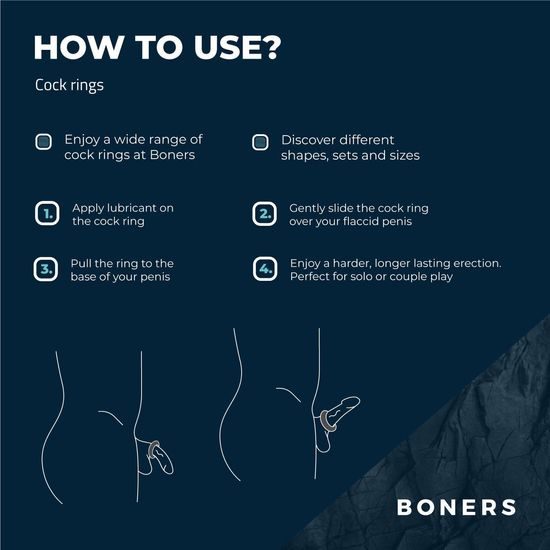 BONERS 6-Piece Cock Ring Set