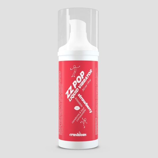 Crushious Zz Pop Liquid Vibrator Strawberry Aroma 30ml