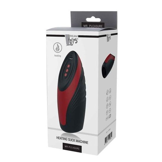 Dream Toys Mr Pleasure Heating Suck Machine masturbator wibracyjny z podgrzewaniem i ssaniem