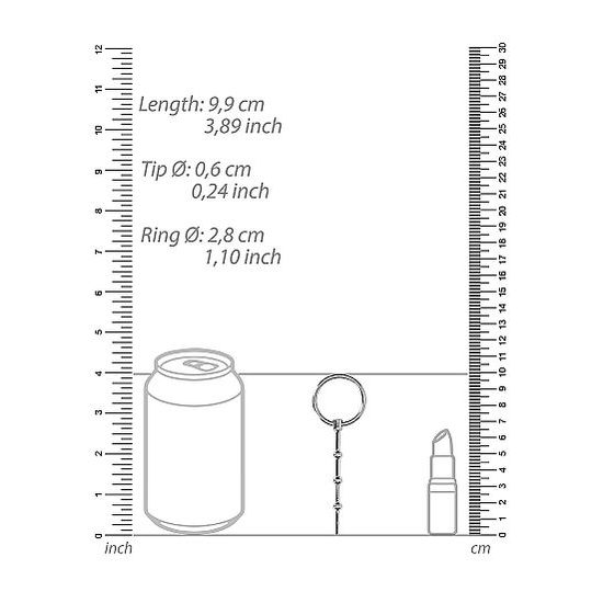 Ouch! Silicone Plug & Cock Ring Set Urethral Sounding