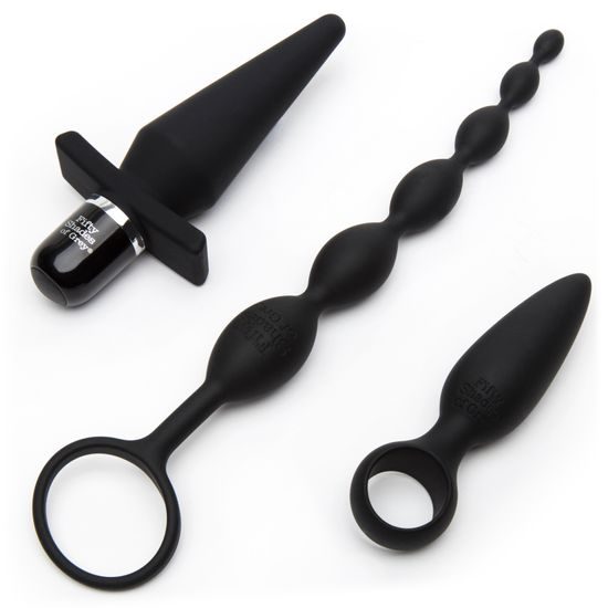 Fifty Shades of Grey - Pleasure Overload Starter Anal Kit (4 piece kit)