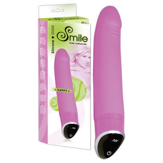 Vibrátor Smile Happy pink