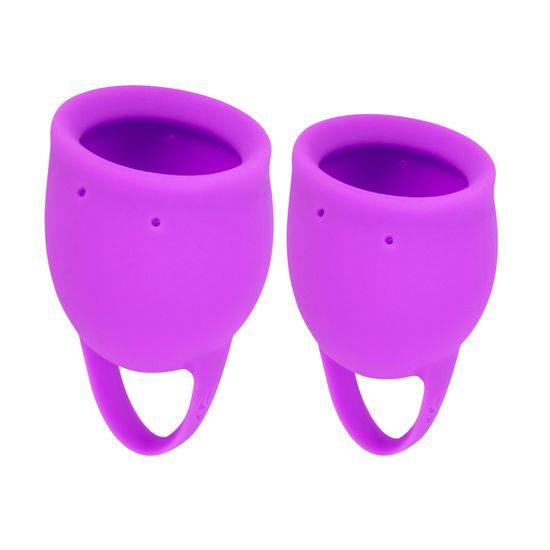 Lola Games Sada menstruačních kalíšků Natural Wellness Červená Pivoňka 2 ks