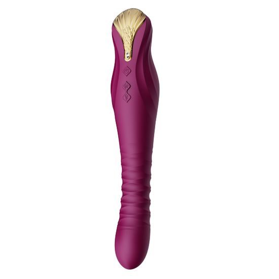 Zalo King Vibrating Thruster Velvet Purple