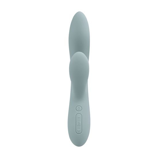 Svakom Chika App Controlled Warming G-spot And Clitoris Vibrator Turquoise Grey