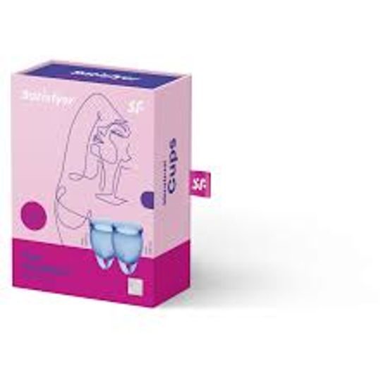 Satisfyer Feel Confident Menstruační kalíšek sada 2 menstruačních kalíšků 15 ml + 20 ml