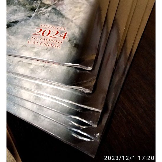 FANTASY ART OF ROYO - OFFICIAL 2024 CALENDAR (sleva - naražený roh)