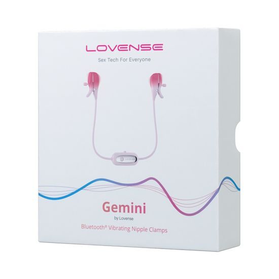 Lovense Gemini App-Controlled Vibrating Nipple Clamps