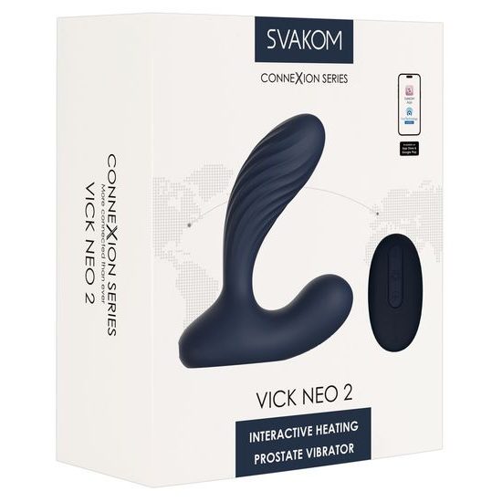 Svakom Vick Neo 2 chytrý anální vibrátor modrý