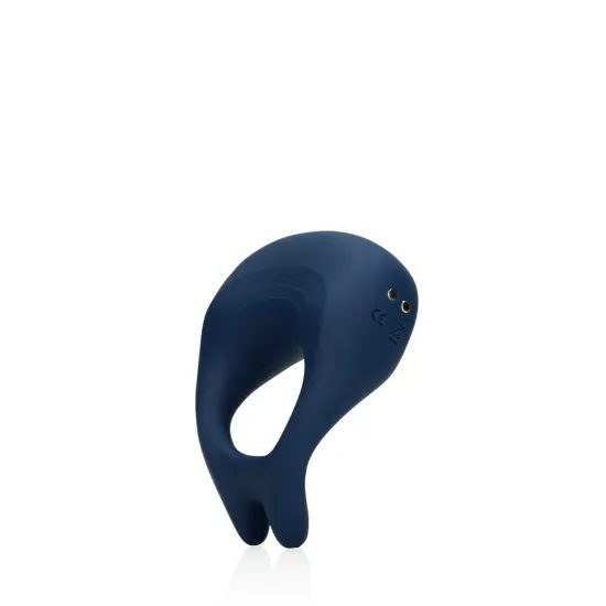 Loveline Pointed Vibrating Cock Ring - Baltic Blue