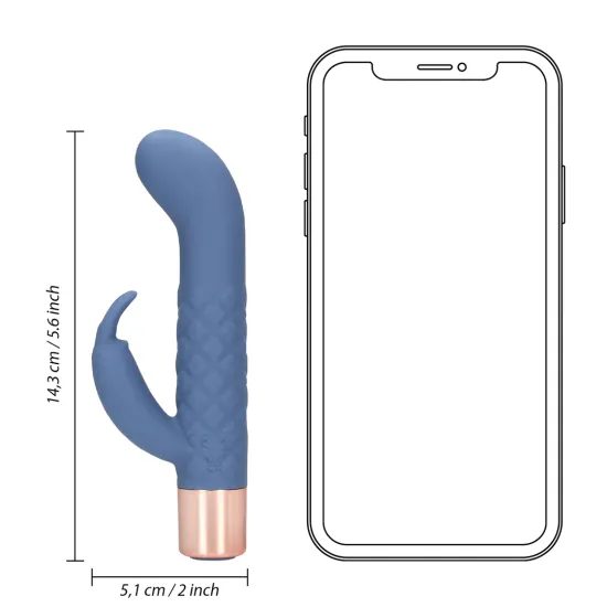 Loveline Mini Rabbit Vibrator - Blue Horizon