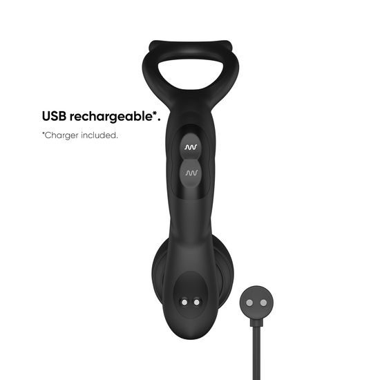 Nexus Simul8 Vibrating Dual Prostate and Perineum Cock and Ball Toy