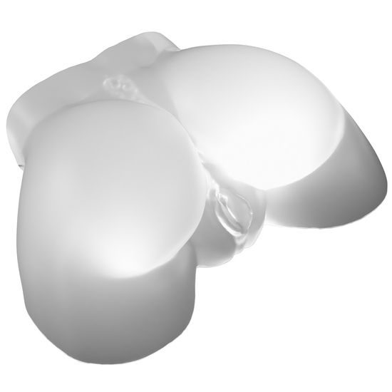 Pipedream PDX Elite Go-Go Booty Self-Lubricating Mega Masturbator Frosted