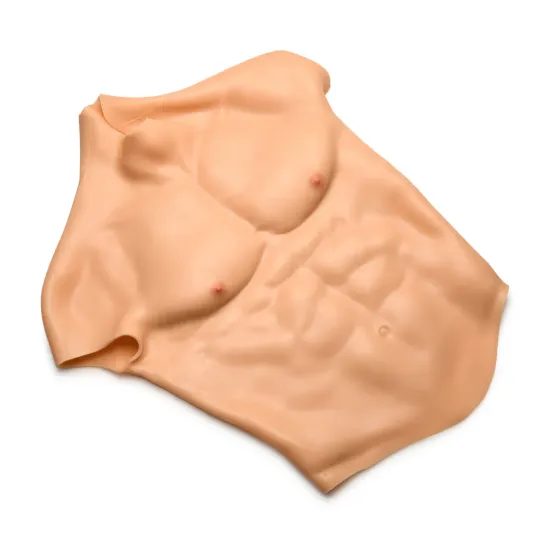 Ripped - Silicone Male Chest - Medium