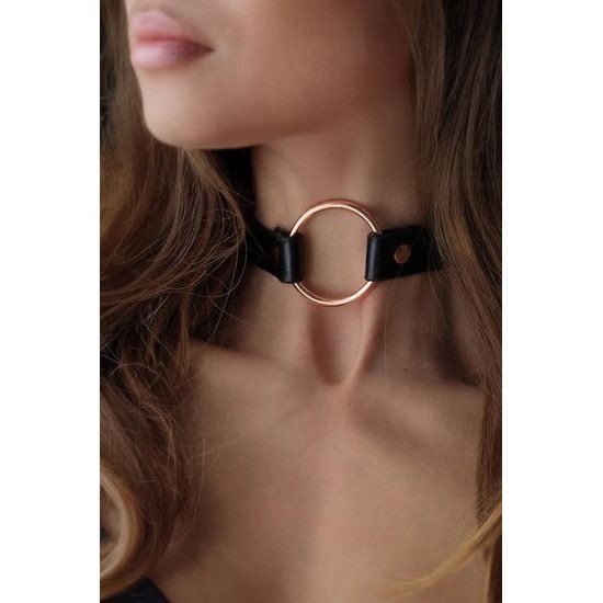 Obojek Rosy Gold Choker černý