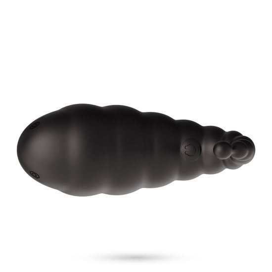Crushious cocoon rechargeable vibrating egg with wireless remote control black