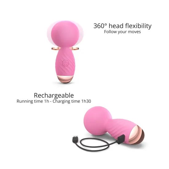 Love to Love Itsy Bitsy Mini Wand Vibrator Pink