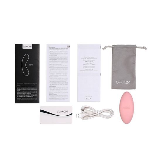 Svakom - Echo Clitoral Stimulator Pale Pink