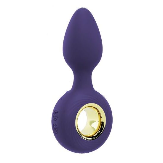 Sweet Smile Vibrating Butt Plug Purple