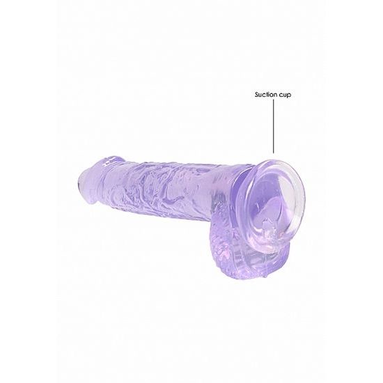 RealRock Crystal Clear 15cm Purple