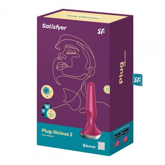 Satisfyer Plug Ilicious 2 malinový