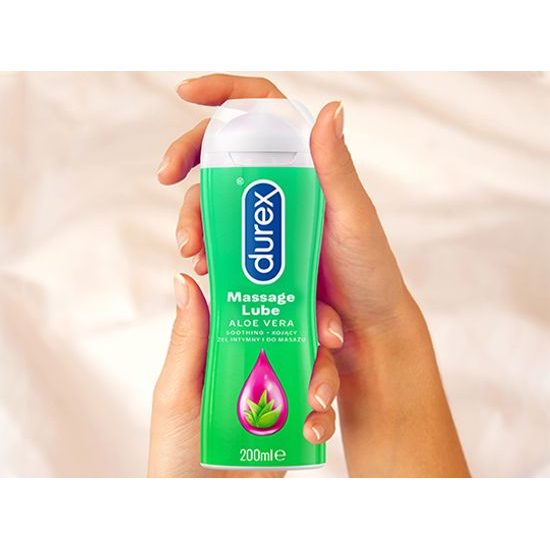 DurexPlay massage & lubricant s Aloe Vera