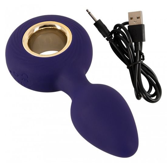 Sweet Smile Vibrating Butt Plug Purple