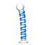 Gläs Blue Spiral Glass