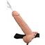 Fetish Fantasy 9" Hollow Squirting Strap On with Balls
