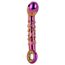 Glamour Glass Ribbed G-Spot Dildo