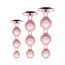 Rosy Gold - anal dildo set (rose gold)