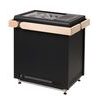 Sentiotec, Concept R Combi Black 9 kW, saunová kamna s výparníkem