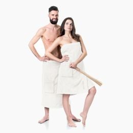 NordicSPA, Kilt do sauny froté, pánský, 60 x 160 cm, bílý