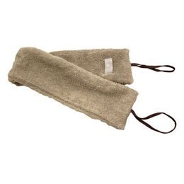 Emendo zádová masážní žínka hnědá