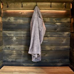 NordicSPA, kilt do sauny froté, dámský, šedý, 90 x 155 cm