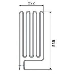 Topné těleso, spirála pro saunová kamna Virta SW90(E), HL90, HL90S(A), 3000W/230V