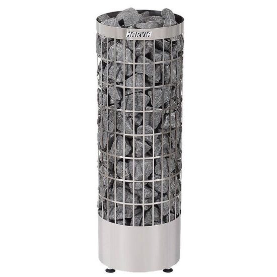 HARVIA Cilindro PC90E, 9 kW saunová kamna, stříbrná