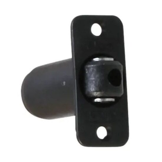 Válcové úchyty pro skleněné dveře - ČERNÉ