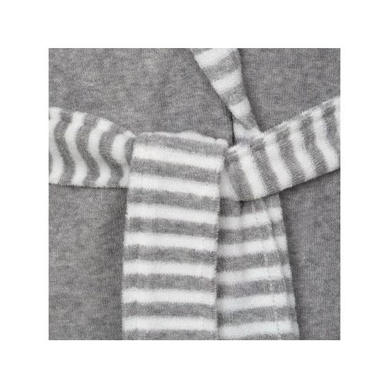 Vossen, dámský župan s kapucí, Juno, barva šedý melír