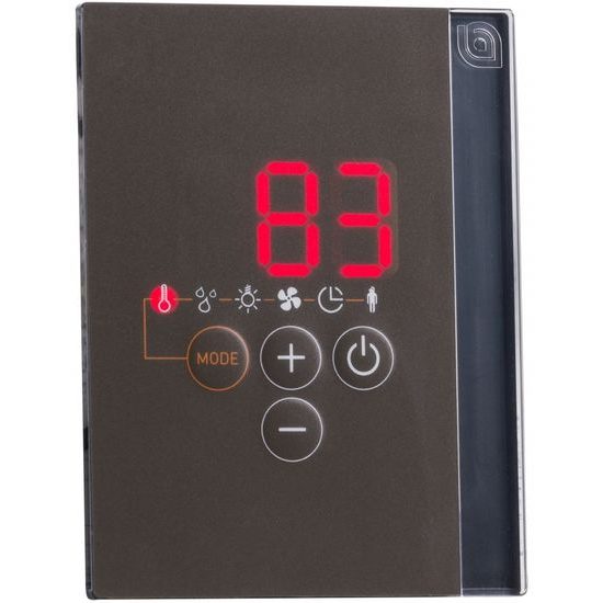 SENTIOTEC Professional D3, řídící jednotka pro kombinované sauny, černá