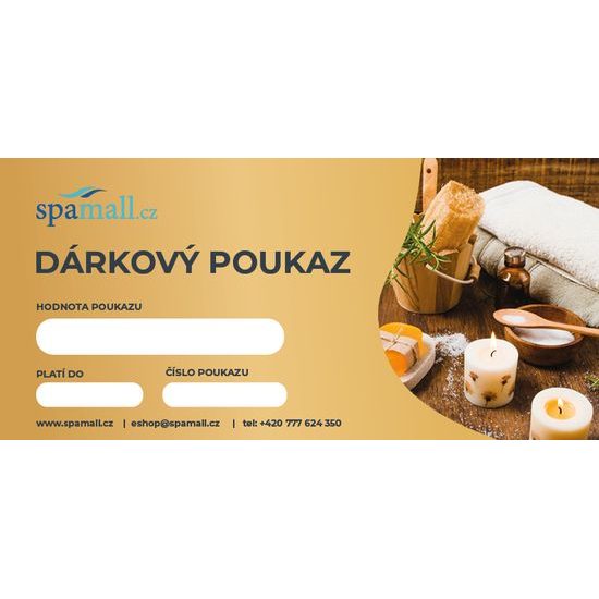 Elektronický dárkový poukaz v hodnotě 1.000,- Kč