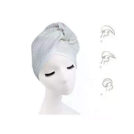 Evei, turban do sauny, bílý, vaflový