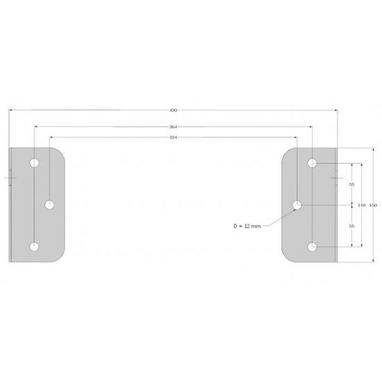 STANDARD, oplachové sprchovací vědro, tmavá olše, 22 l