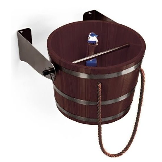 STANDARD, oplachové sprchovací vědro, tmavá olše, 22 l