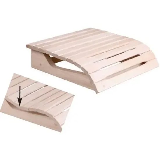 ELIGA, dřevěný podhlavník do sauny, anatomický