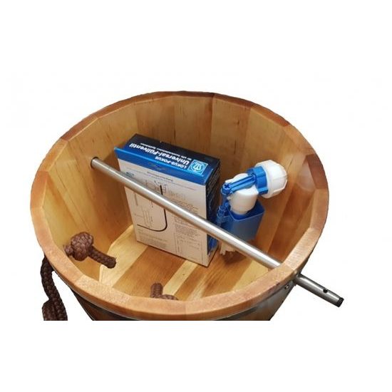 STANDARD, oplachové sprchovací vědro, tmavá olše, 22 l