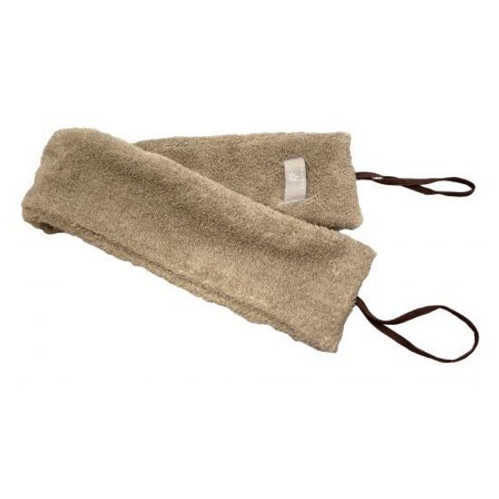 Emendo zádová masážní žínka hnědá