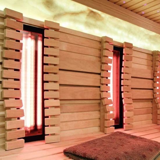 Harvia ECO, širokospektrální infrazářič s tmavým sklem 750W